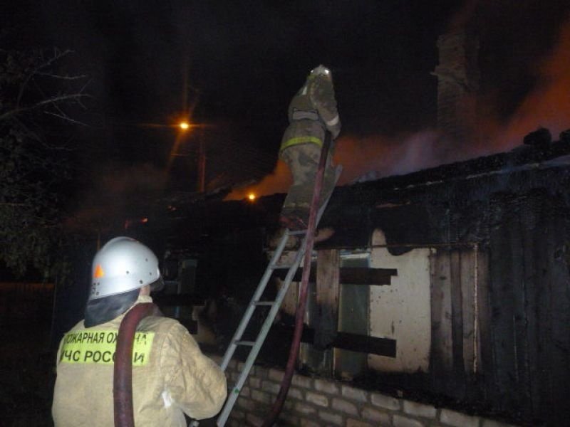 Пожар в нежилом здании в городском округе Талдом