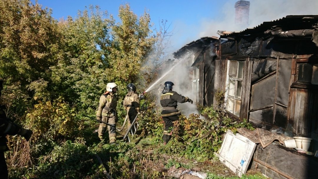 Пожар в дачном доме в Талдомском городском округе