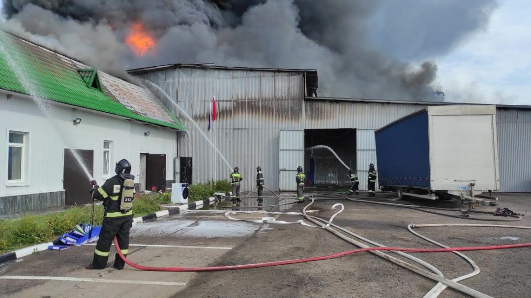 🚒 В Талдоме ликвидирован пожар на площади 4,2 тыс