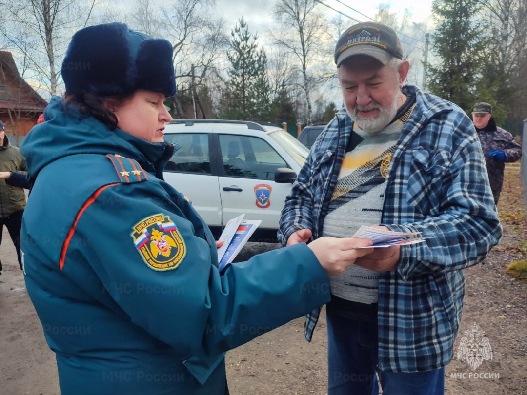 Жителям Талдомского городского округа рассказали о причинах пожаров